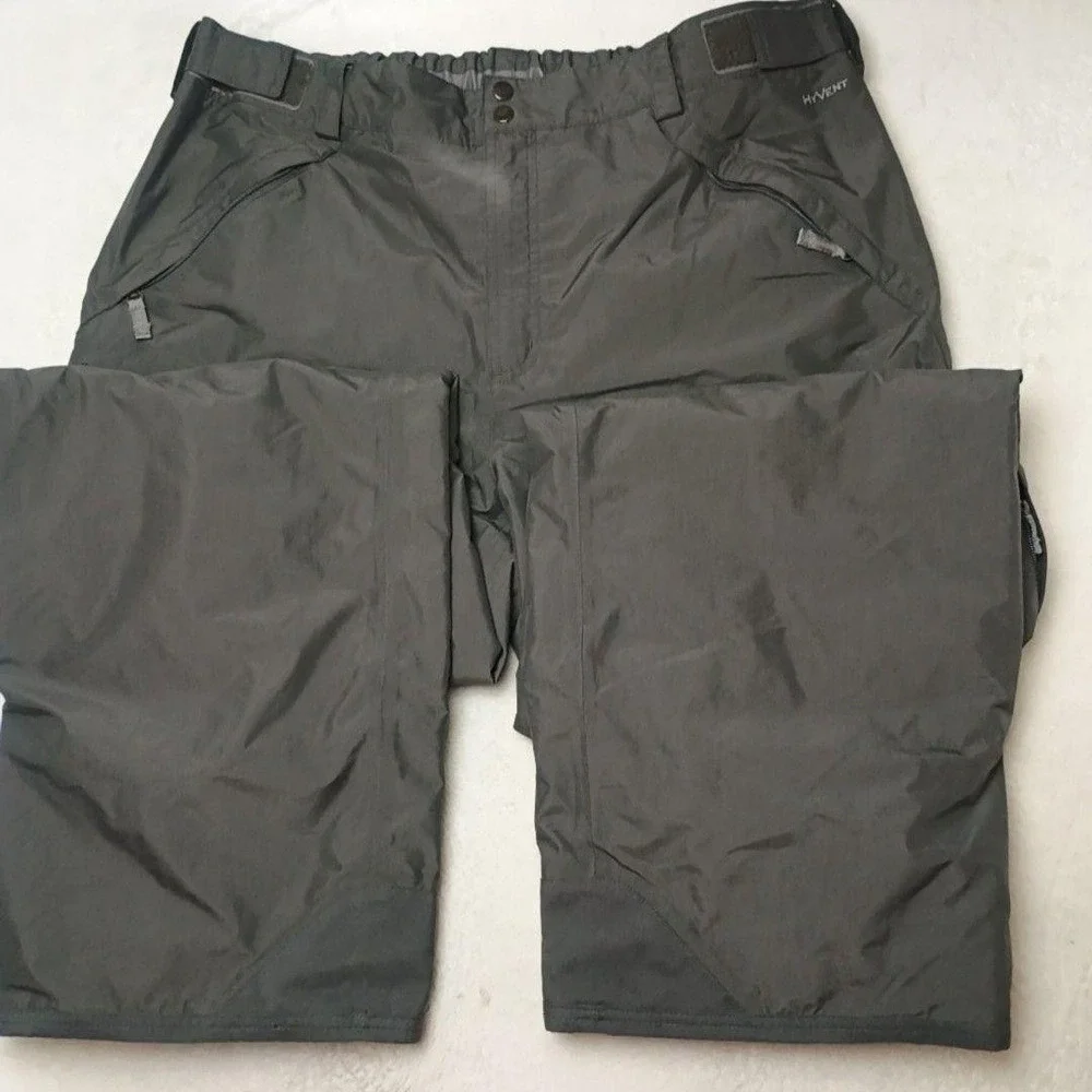 The North Face Pants Mens XL Gray HyVent Snow Board Ski Insulated Lined Wind